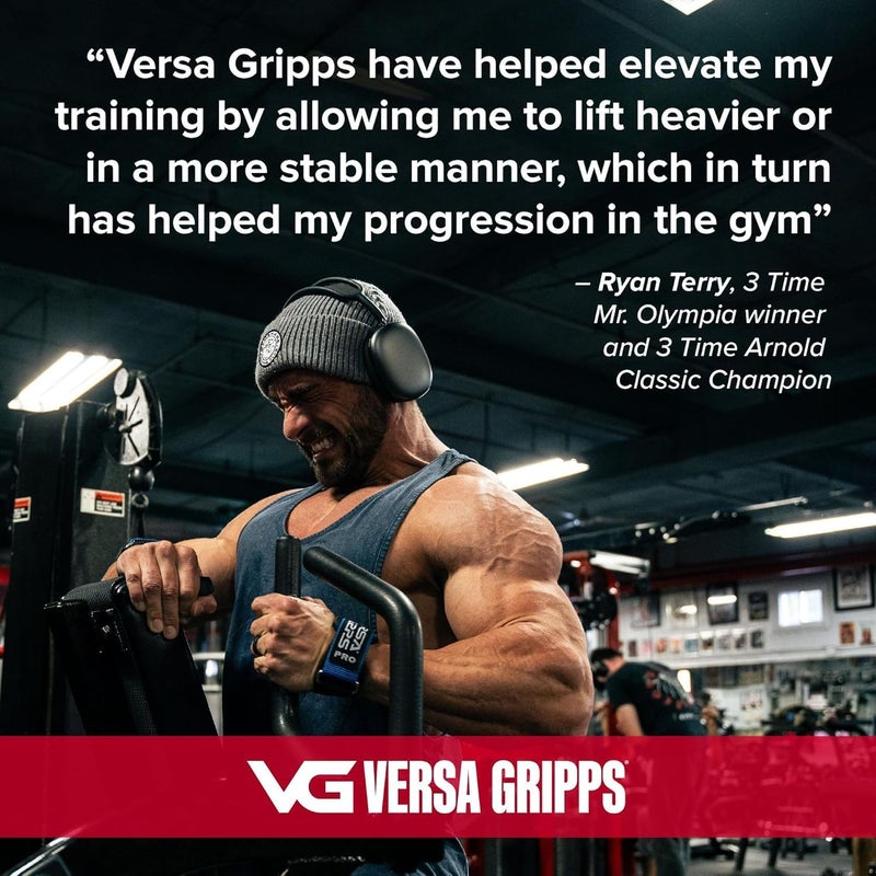 Versa Gripps Pro, Made in USA, Wrist Straps for Weightlifting Alternative, Best Training Accessory, XS, Mint - Image 3